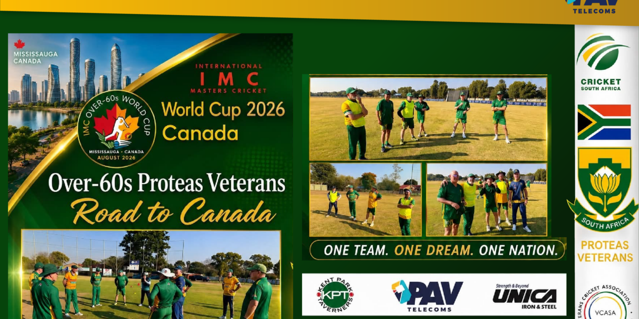 PAV Telecoms Proudly Sponsors the Proteas Veterans on Their Road to Canada